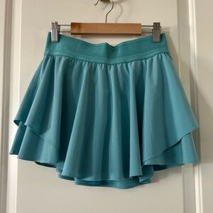Like New! 🍋🎾 Lululemon Tennis ‘Court Rival High-Rise Skort’ Aqua Circle Skirt 🎾🍋